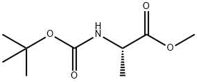 BOC-L-丙氨酸甲酯 结构式