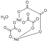 NEODYMIUM OXALATE HYDRATE Structure