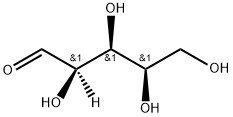 D-[2-2H]XYLOSE Struktur