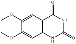 6,7-二甲氧基-2,4-喹唑啉二酮,28888-44-0,结构式