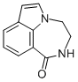 3,4-ジヒドロピロロ[3,2,1-jk][1,4]ベンゾジアゼピン-1(2H)-オン 化学構造式
