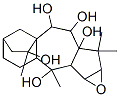 2,3-Epoxy-1,1,4,12-tetramethylperhydro-7,8a-ethanobenz[f]azulene-4,9,10,10a,12-pentol Structure