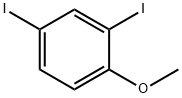 2,4-ジヨードアニソール 化学構造式