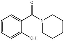 ピペリジノ(2-ヒドロキシフェニル)ケトン 化学構造式