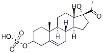 17-hydroxypregnenolone sulfate 结构式