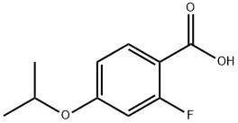 2-FLUORO-4-ISO-PROPYLOXYBENZOIC ACID Structure