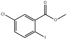 METHYL 5-CHLORO-2-IODOBENZOATE Structure