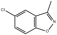 5-氯-3-甲基-1,2-苯异噁唑, 28909-34-4, 结构式