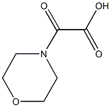4-モルホリニル(オキソ)酢酸 化学構造式