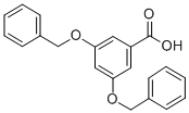 3,5-ジベンジルオキシ安息香酸 化学構造式
