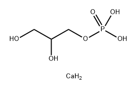 1,2,3-プロパントリオール1-(二水素ホスファート)/カルシウム,(1:x) 化学構造式