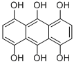 Dihydro-1,4,5,8-tetrahydroxyanthraquinone 化学構造式