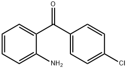 2-氨基-4'-氯二苯甲酮 结构式