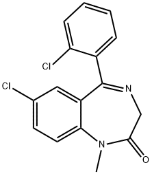 7-氯-5-(2-氯苯基)-1,3-二氢-1-甲基-2H-1,4-苯并二氮杂卓-2-酮