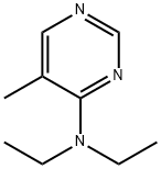 4-(N,N-DIETHYLAMINO)-5-METHYLPYRIMIDINE, 28942-78-1, 结构式