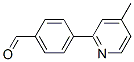 4-(4-Methylpyridin-2-yl)benzaldehyde Structure