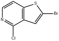 2-ブロモ-4-クロロチエノ[3,2-C]ピリジン 化学構造式