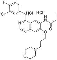 卡纽替尼二盐酸盐,289499-45-2,结构式