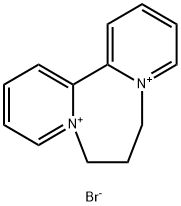 7,8-DIHYDRO-6H-DIPYRIDO[1,2-A:2',1'-C][1,4]DIAZEPINEDIIUM DIBROMIDE 结构式