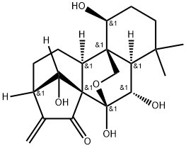 冬凌草甲素,28957-04-2,结构式