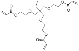 Ethoxylated trimethylolpropane triacrylate Struktur
