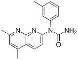Urea, N-(5,7-dimethyl-1,8-naphthyridin-2-yl)-N-(3-methylphenyl)- (9CI) Struktur