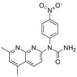 Urea, N-(5,7-dimethyl-1,8-naphthyridin-2-yl)-N-(4-nitrophenyl)- (9CI) Struktur