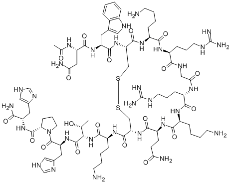 Acetyl-Amyloid b/A4 Protein Precursor770 (96-110) (cyclized), 289634-54-4, 结构式