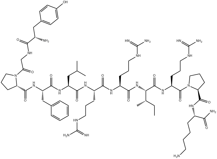 (PRO3)-DYNORPHIN A (1-11) AMIDE, 289636-76-6, 结构式