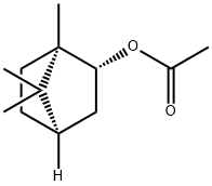 (1R)-2-exo-acetoxy-bornane Struktur