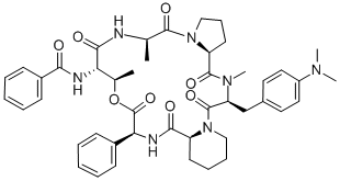 2-D-Alanine-4-[4-(dimethylamino)-N-methyl-L- Structure