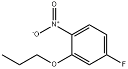 4-Fluoro-1-nitro-2-propoxybenzene Struktur