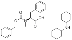 Z-N-METHYL-L-PHENYLALANINE DICYCLOHEXYLAMMONIUM SALT,2899-08-3,结构式