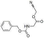 cyanomethyl 2-phenylmethoxycarbonylaminoacetate 结构式