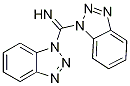 ビス(1H-ベンゾ[D][1,2,3]トリアゾール-1-イル)メタンイミン 化学構造式