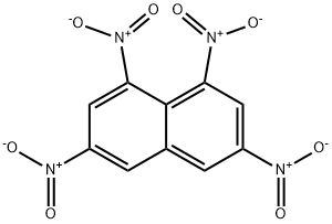 1,3,6,8-テトラニトロナフタレン 化学構造式