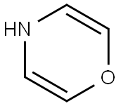 4H-1,4-Oxazine Struktur