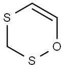 1,2,4-Oxadithiin 结构式