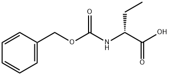 N-CBZ-D-2-氨基丁酸, 2900-20-1, 结构式