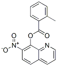 o-トルイル酸7-ニトロ-8-キノリル 化学構造式