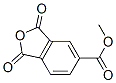 1,3-ジオキソ-1,3-ジヒドロイソベンゾフラン-5-カルボン酸メチル 化学構造式