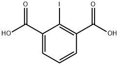 2-iodobenzene-1,3-dicarboxylic acid Struktur