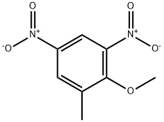 2-甲基-4,6-二硝基苯甲醚,29027-13-2,结构式