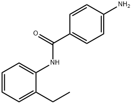 4-amino-N-(2-ethylphenyl)benzamide Struktur
