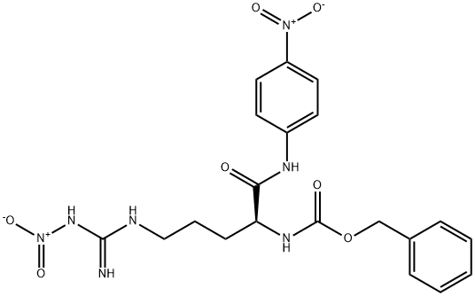 Z-ARG(NO2)-PNA Struktur