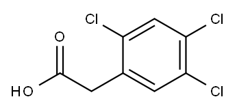 2,4,5-Trichlorophenylacetic acid 结构式