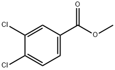 3,4-二氯苯甲酸甲酯 结构式