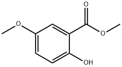 5-メトキシサリチル酸メチル 化学構造式