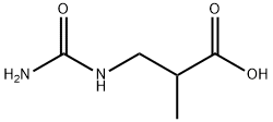 Β-脲基异丁酸, 2905-86-4, 结构式