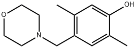 2,5-Dimethyl-4-morpholinomethylphenol Struktur